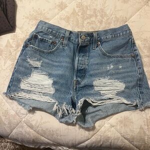 Levi’s High Waisted Denim Women Shorts
